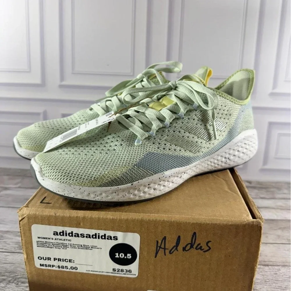 Adidas FluidFlow 2.0 Women's Sneakers Size US 10.5 Light green